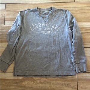 Aeropostale Athletic Gray Pullover